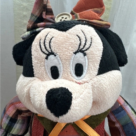 Fall Thanksgiving Decor Minnie Mouse Disney  2015 Walgreens Straw 14 Inch - Picture 2 of 7